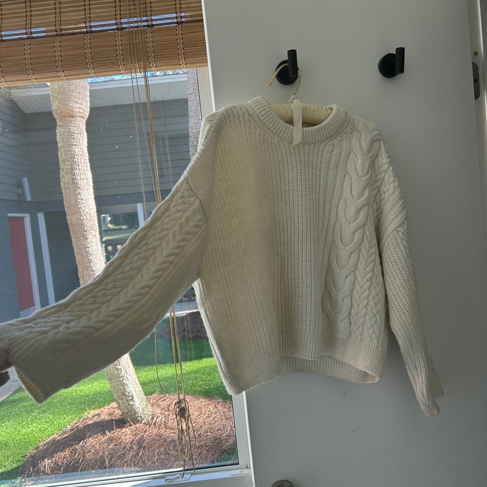 Topshop Off-White Sweater